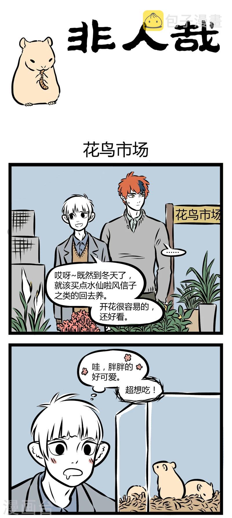 非人哉第一季全集免费观看完整版漫画,第299话 花鸟市场1图