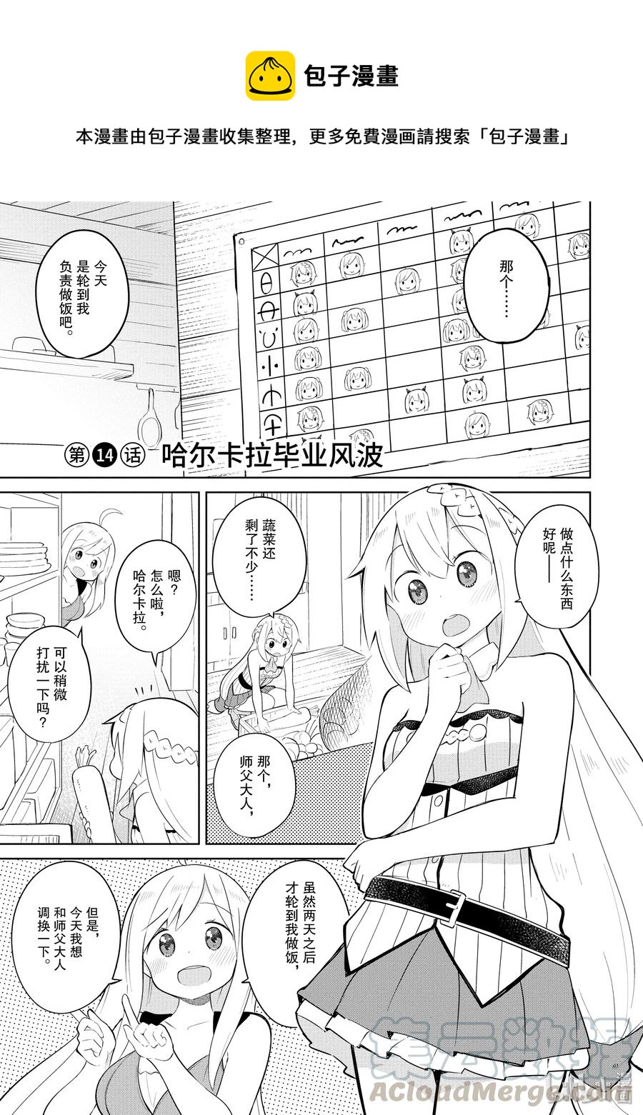 不知不觉就练到了满级02漫画,14 哈尔卡拉毕业风波1图