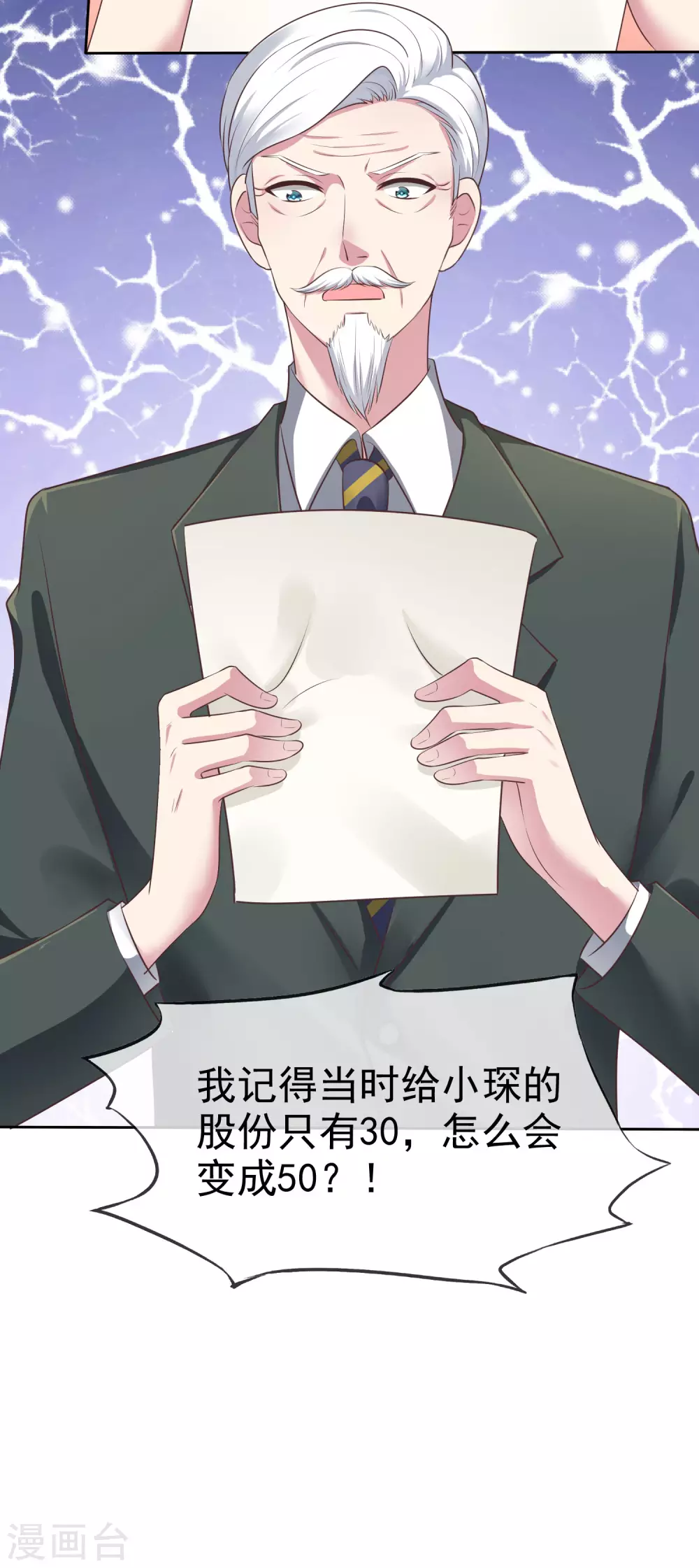 冰山总裁强宠婚漫画,第111话 秦总终於要回归了！2图