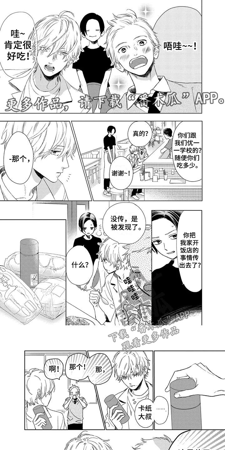 晚月游戏漫画,第9章：帅气的饭店1图