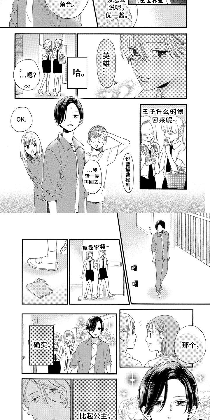 晚月游戏漫画,第1章：王子与初遇1图