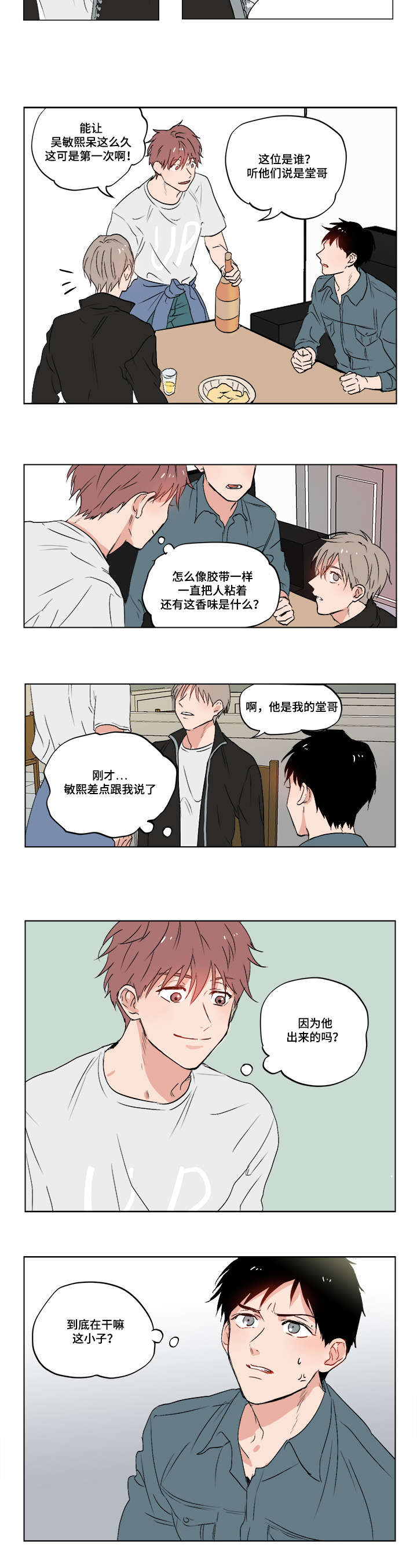 一个胆小的人怎么变胆大漫画,第1章：我的堂哥2图