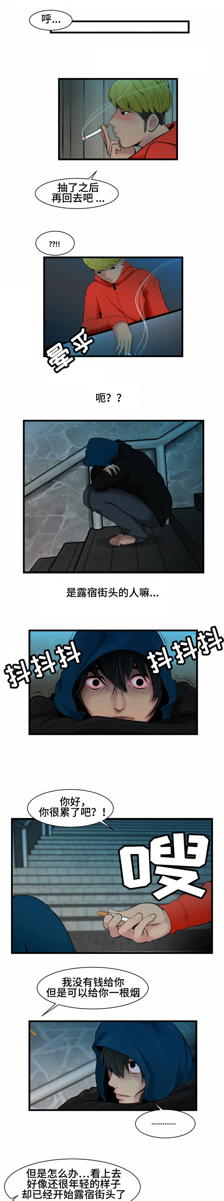 潘多拉魔瓶漫画,第3章：流浪汉1图