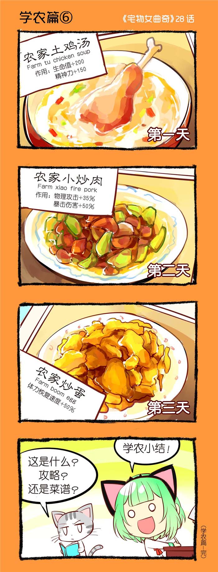 宅物女曲奇漫画,第28章：学农篇（六）1图