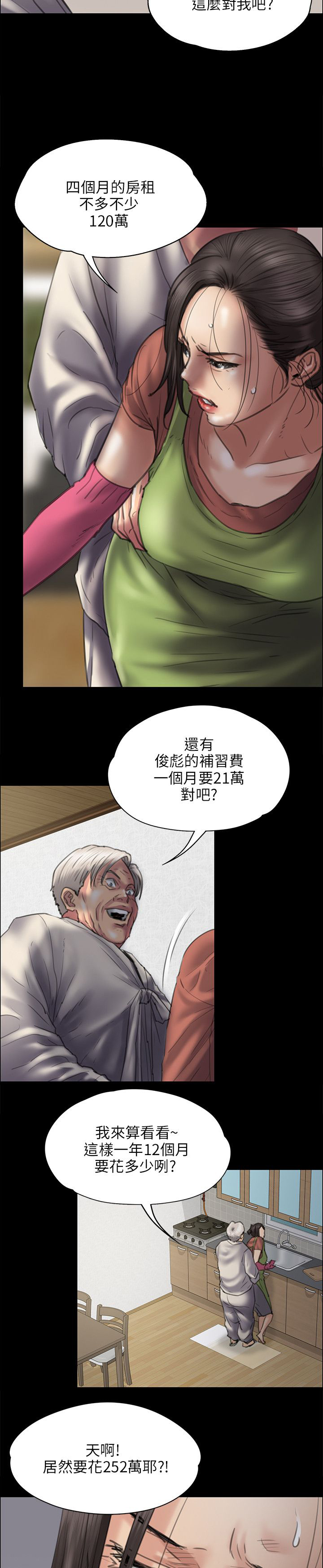 隐忍的母爱漫画,第83章：屈辱1图