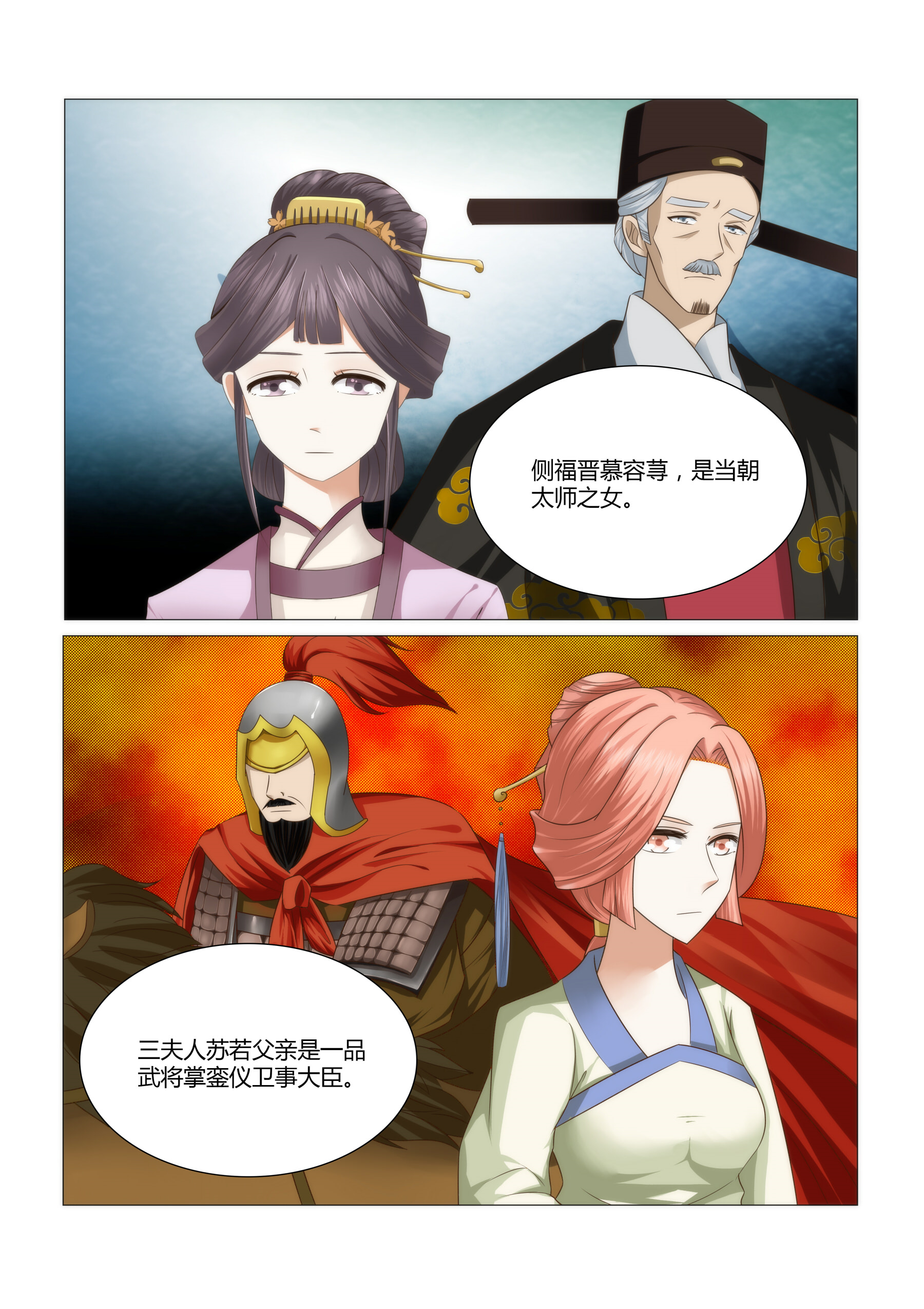 红颜如夕漫画,第9章：王府的女人们1图