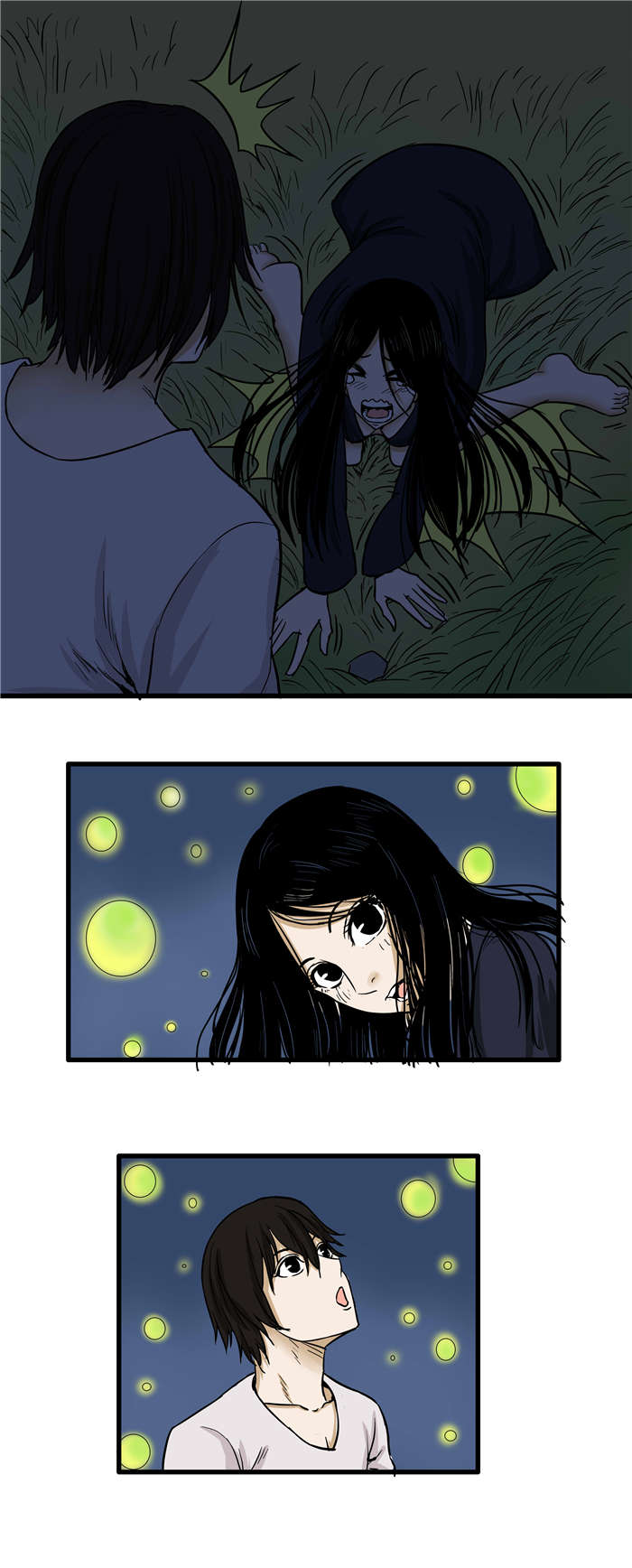 蛇妻漫画,第10章：萤火虫1图