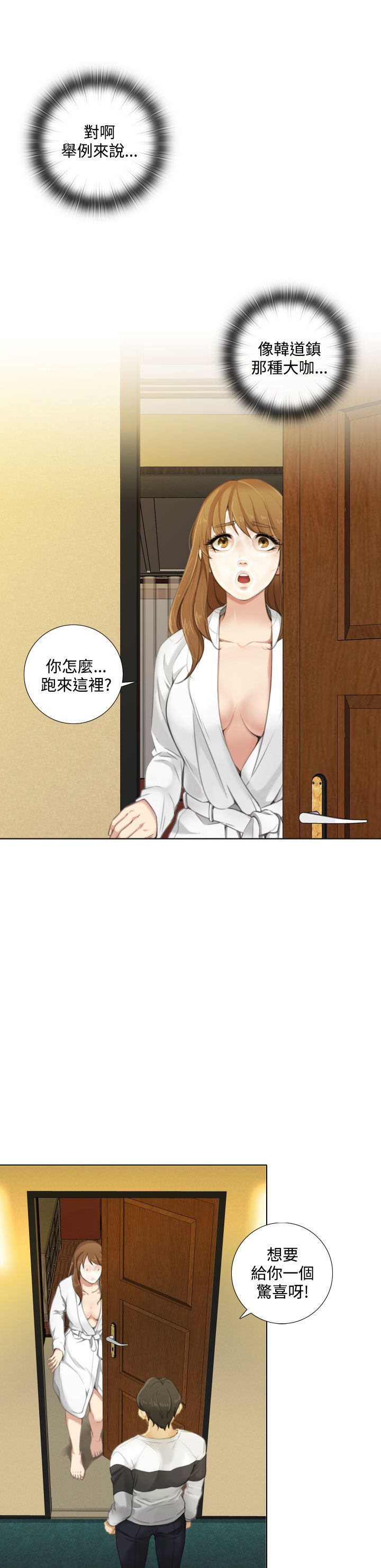 真实的表演漫画,第22章：突然来访1图