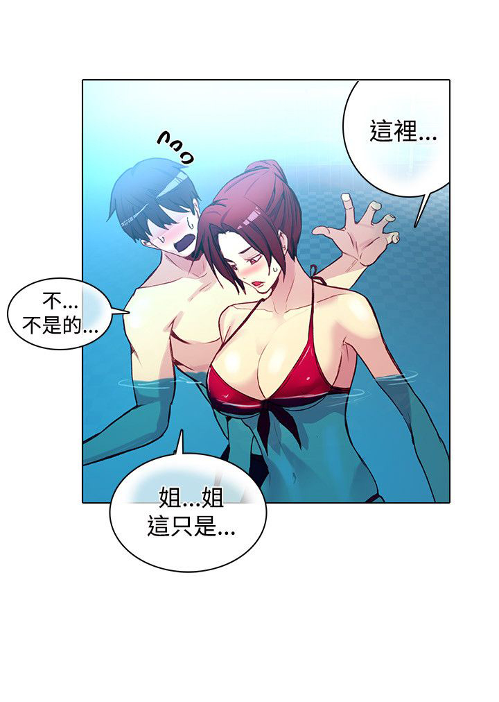 玩家乐园漫画,第13章：水中运动1图