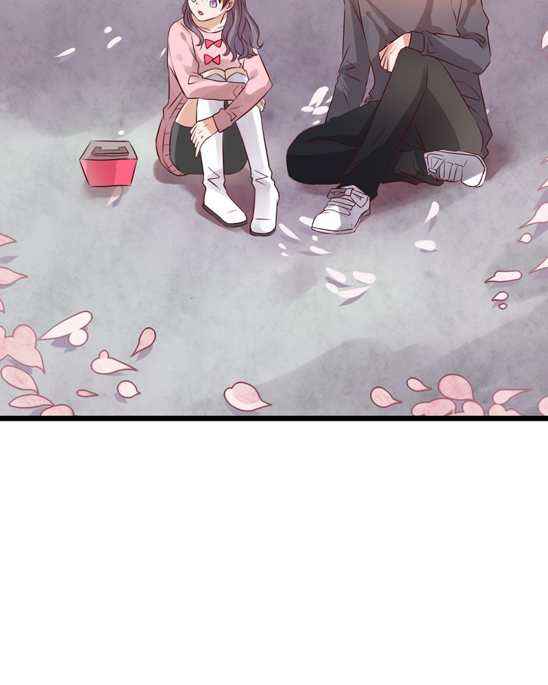 雨后的故事动图gif姐弟两漫画,第35章：樱花树下2图
