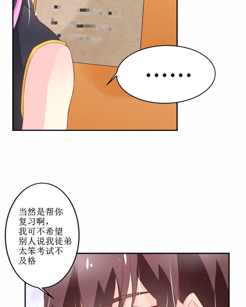 魔力茉莉的奇幻爱情漫画,第25章：期中考1图