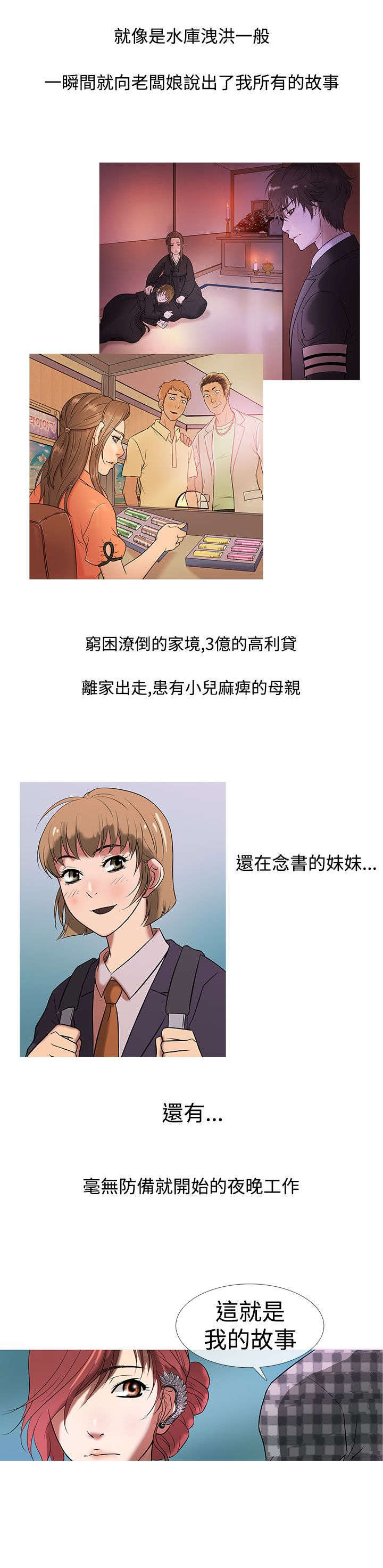 应召是什么漫画,第8章：经济资助1图