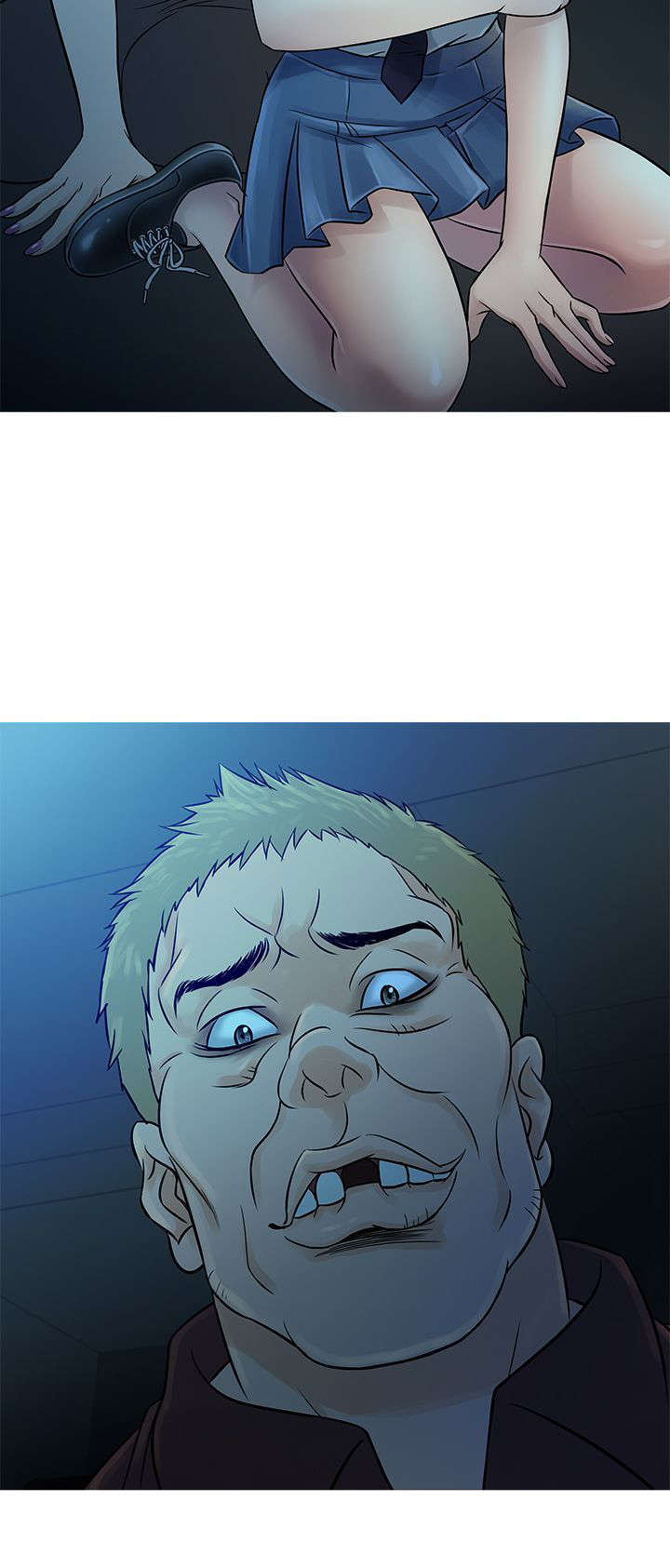 应召英文漫画,第47章：惊恐1图