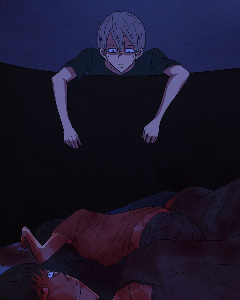 尸间线结尾漫画,第11章：坠落（二）1图