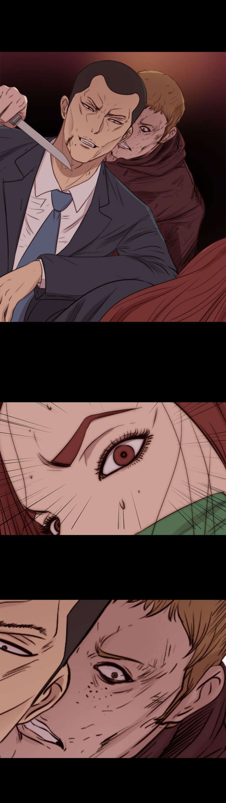 隔壁练瑜伽的夫妇漫画,第154章：挟持1图