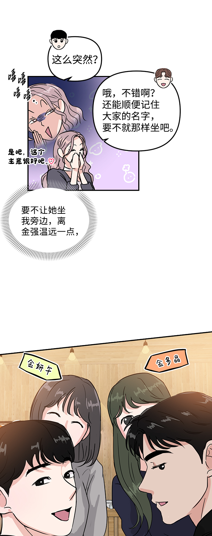 随便的校园恋爱英文名漫画,第7话1图