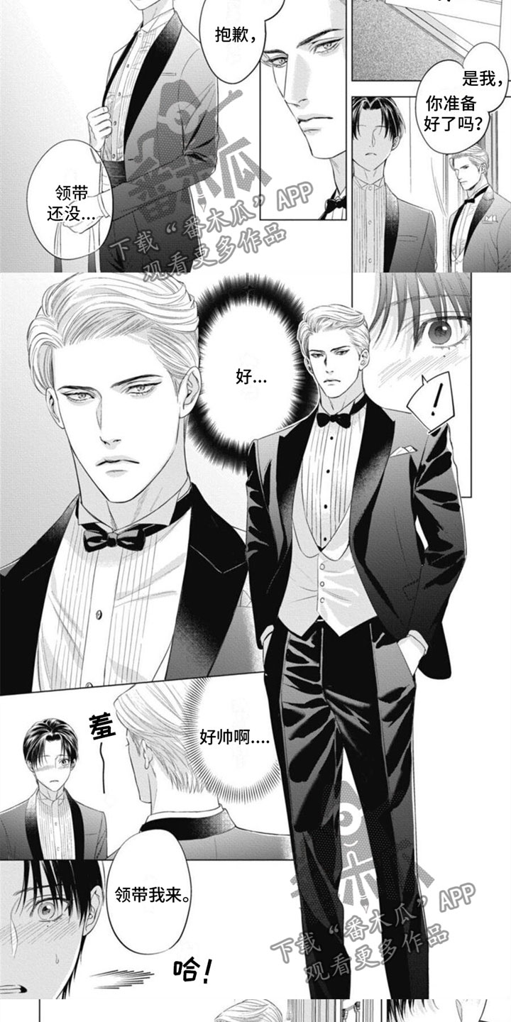 阿尔法的英文怎么写漫画,第24章：晚礼服1图