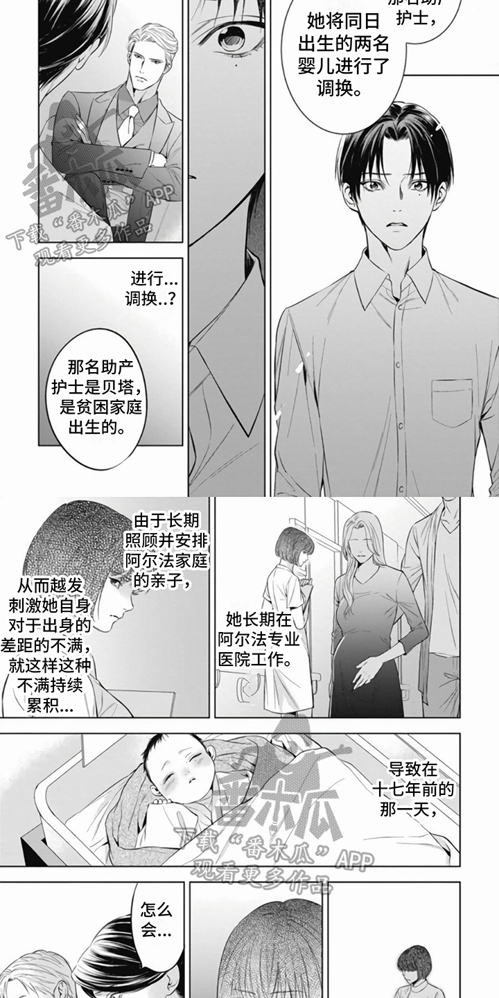 阿尔法的字母怎么写漫画,第8章：身世1图