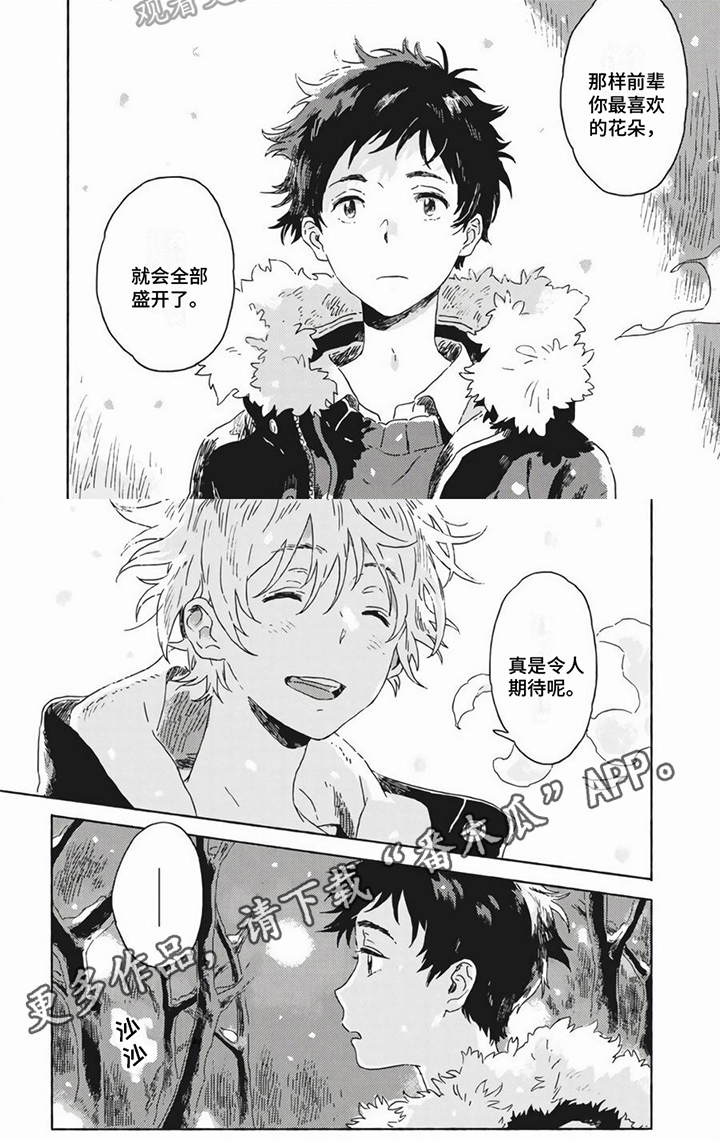 雪中的你好美漫画,第17章：令人期待2图