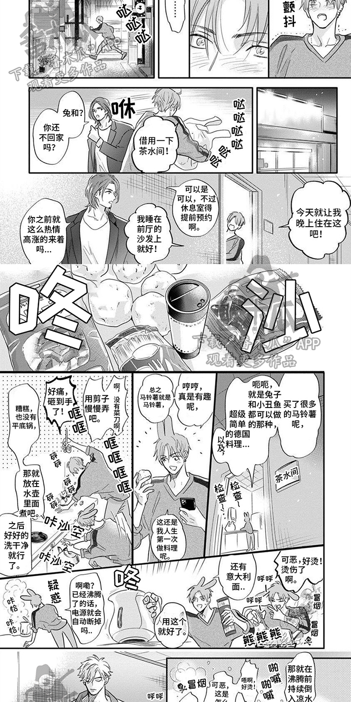 兔子与狮子漫画,第12章：尝试迈步2图