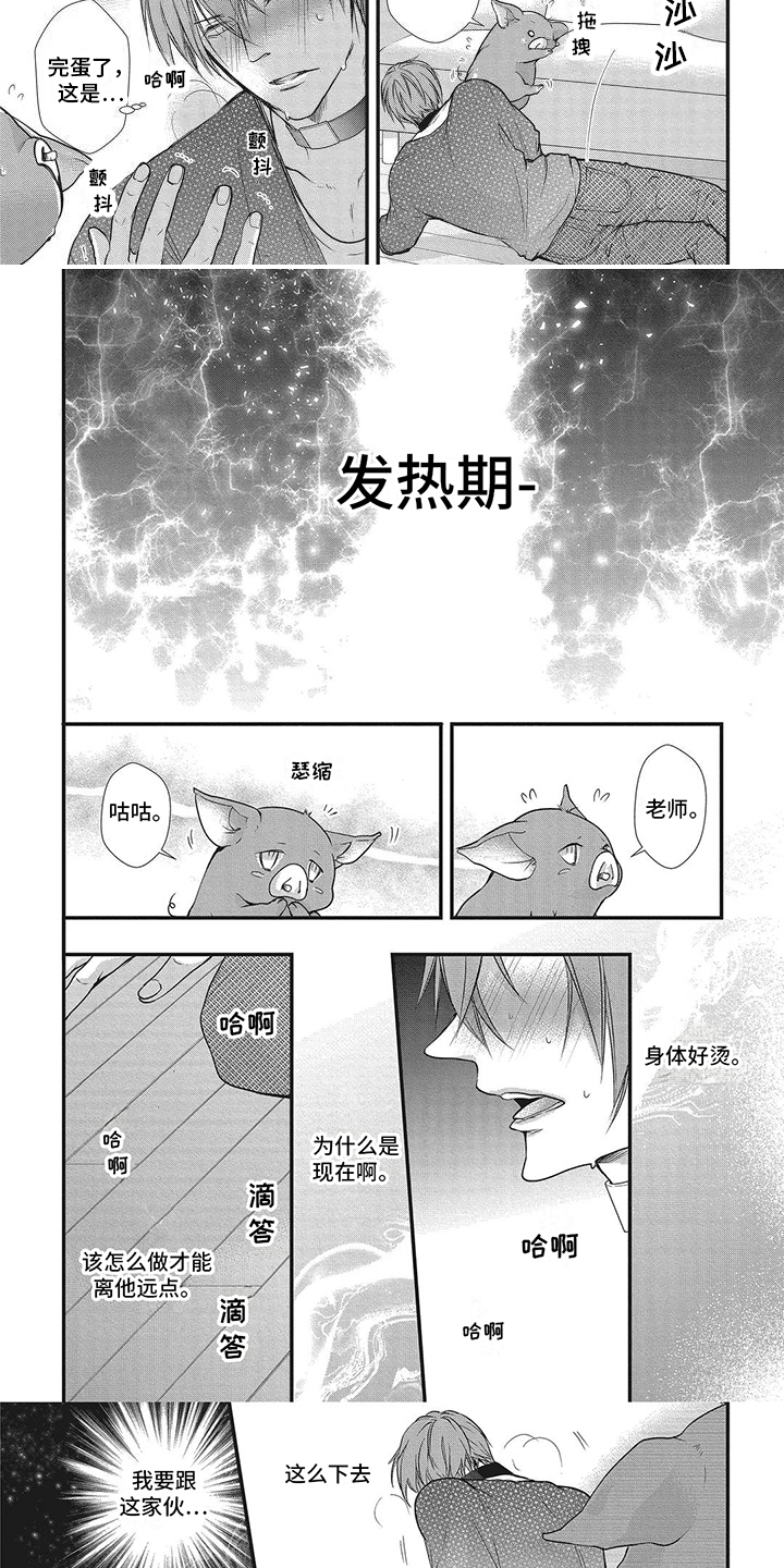 猪猪飞飞飞小游戏漫画,第2章：发热期1图