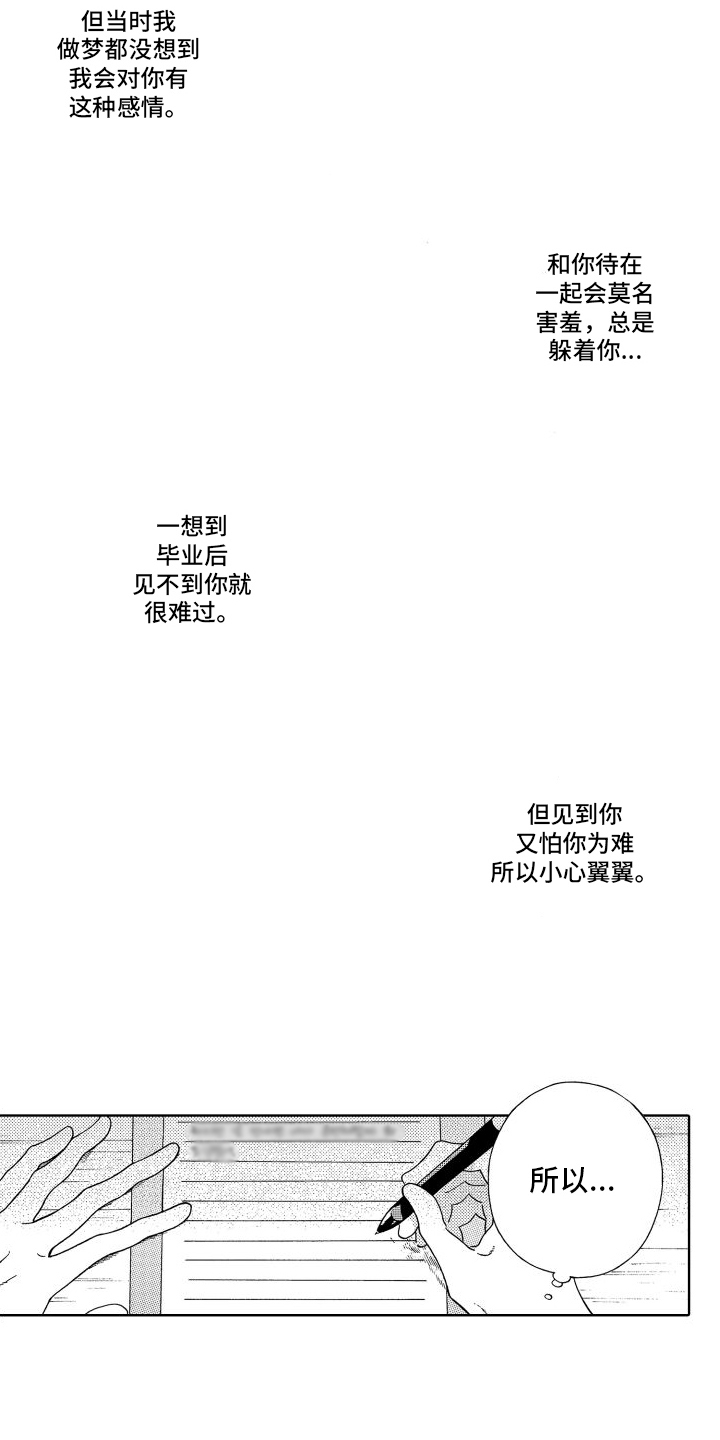 我们的故事漫画,第6章：写信2图