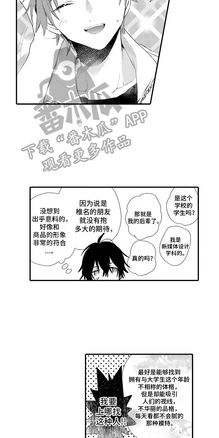 火热年华电视剧漫画,第13章：合适的模特1图