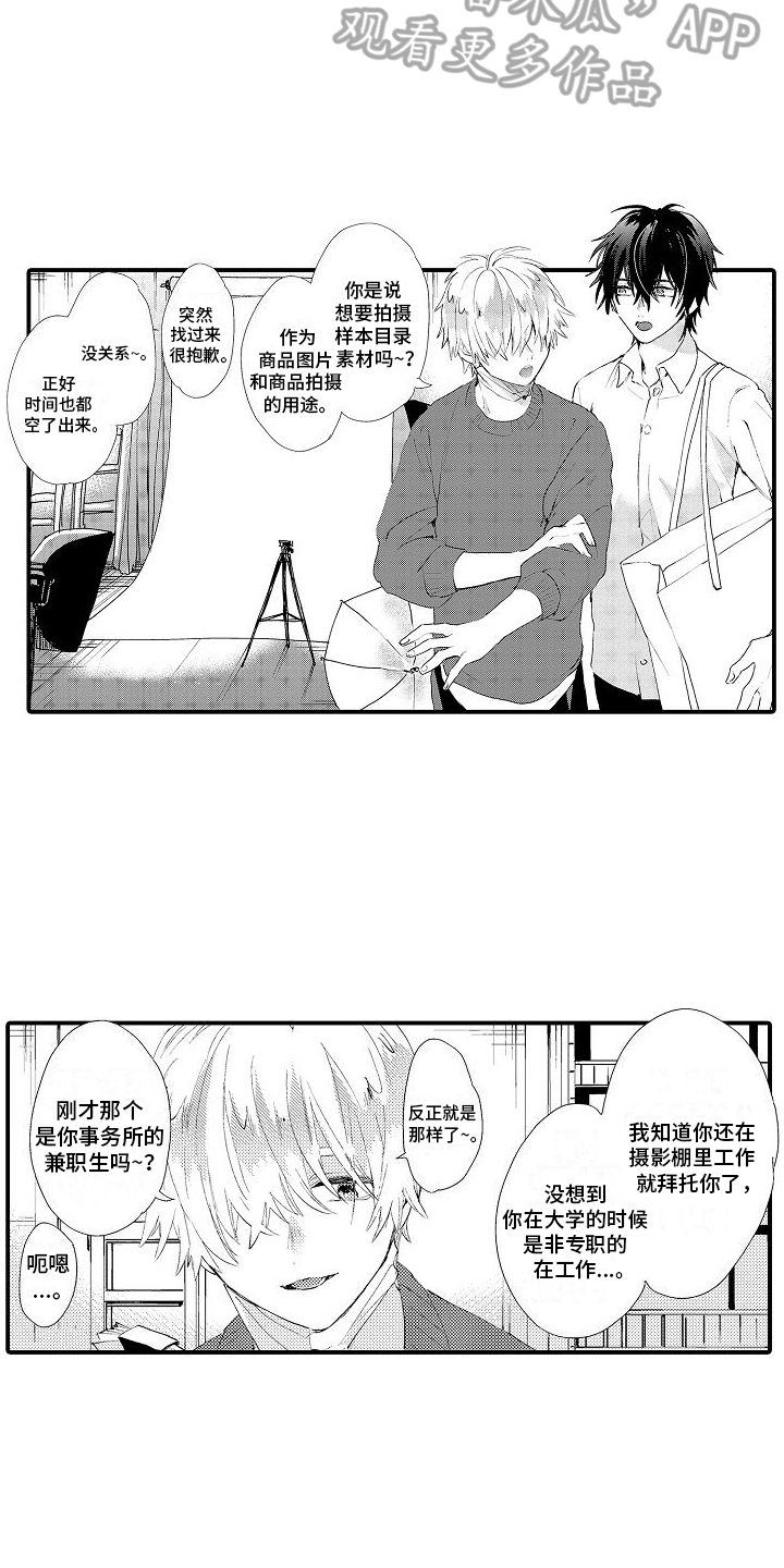 火热年华电视剧漫画,第13章：合适的模特2图