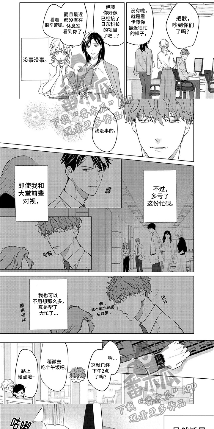 上司的秘密漫画,第12章：纠结1图