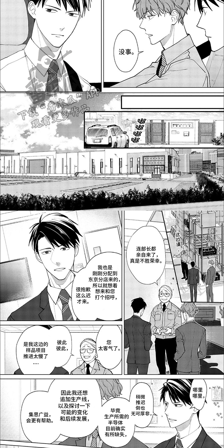 上司的秘密短剧漫画,第9章：搭话1图