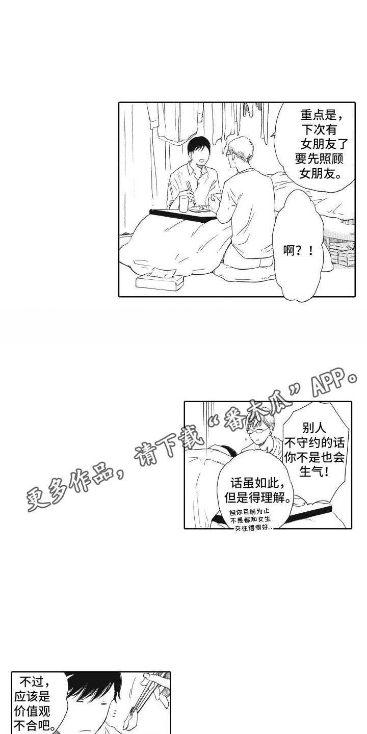 还在约会漫画,第18话1图