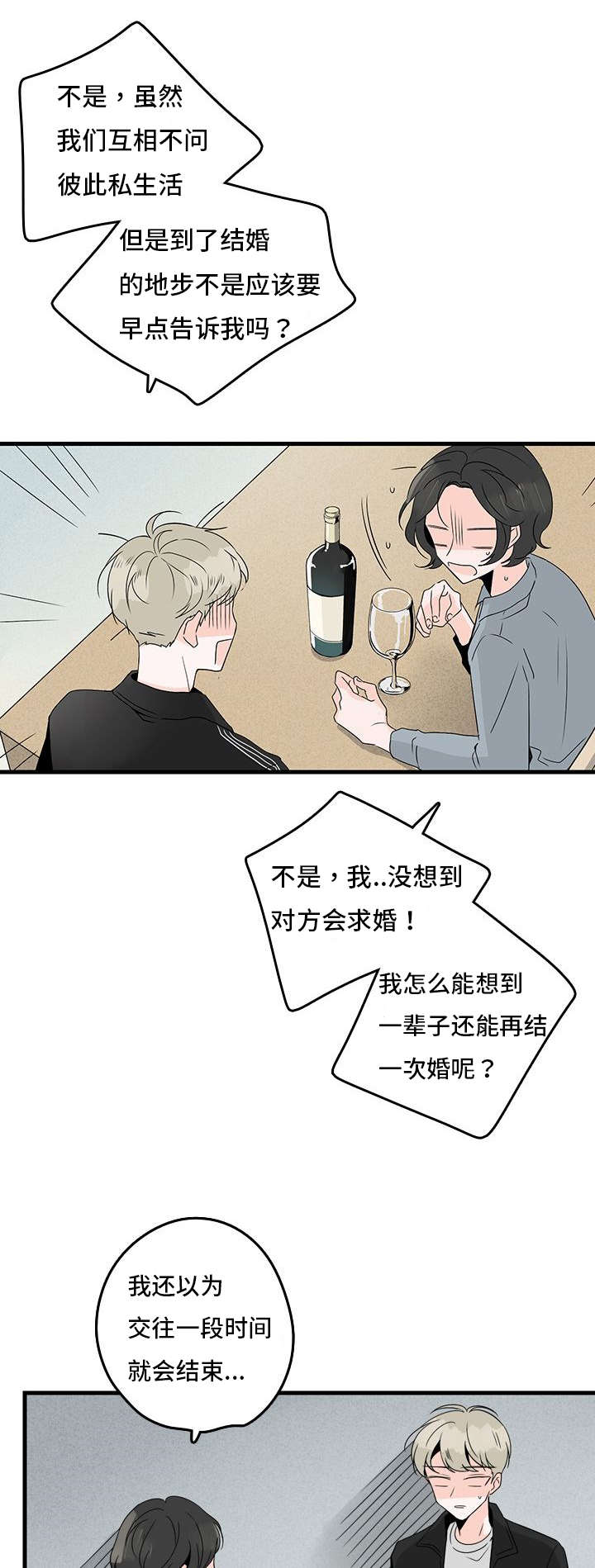 伤痕原唱歌词漫画,第3章：结婚对象1图