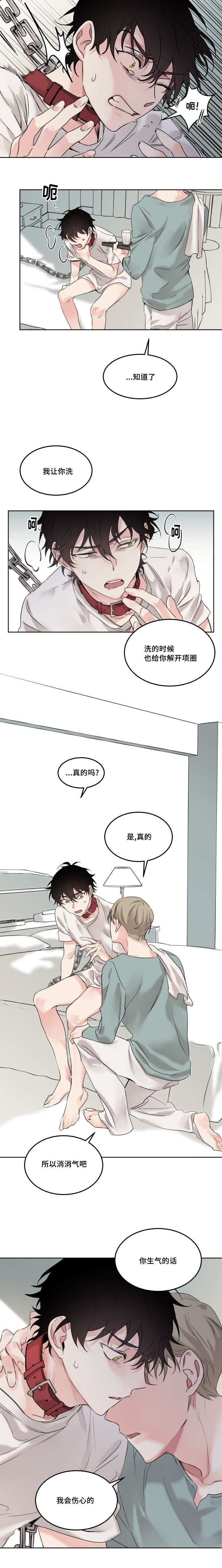 猫的项圈漫画,第7章：那里也要洗2图