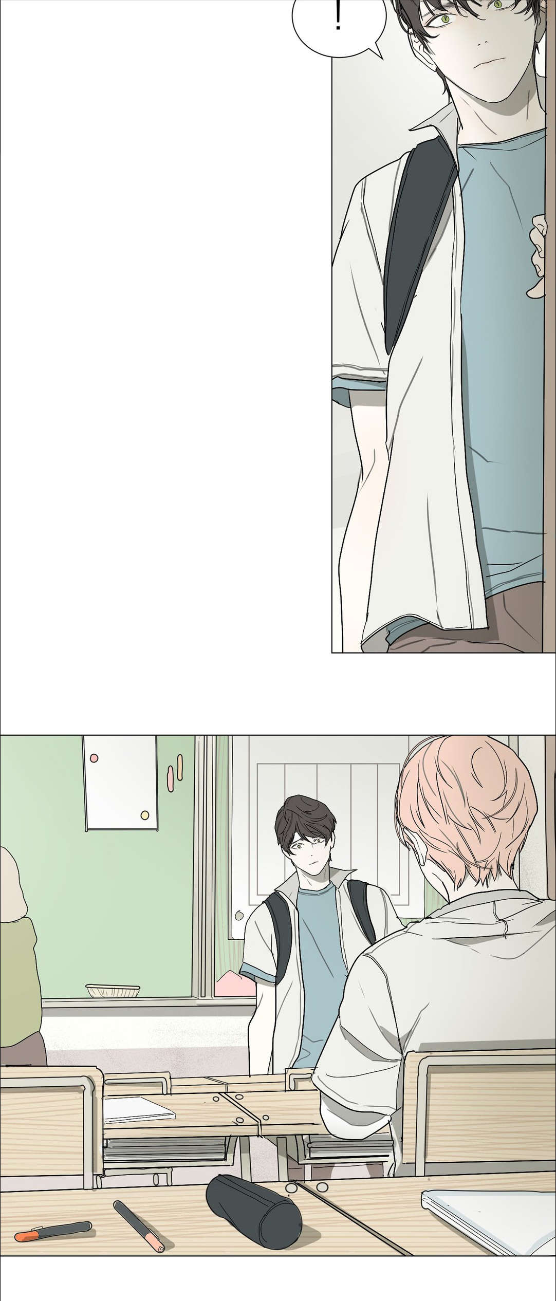 他的二三事熊熊熊妈漫画,第36章：开学2图