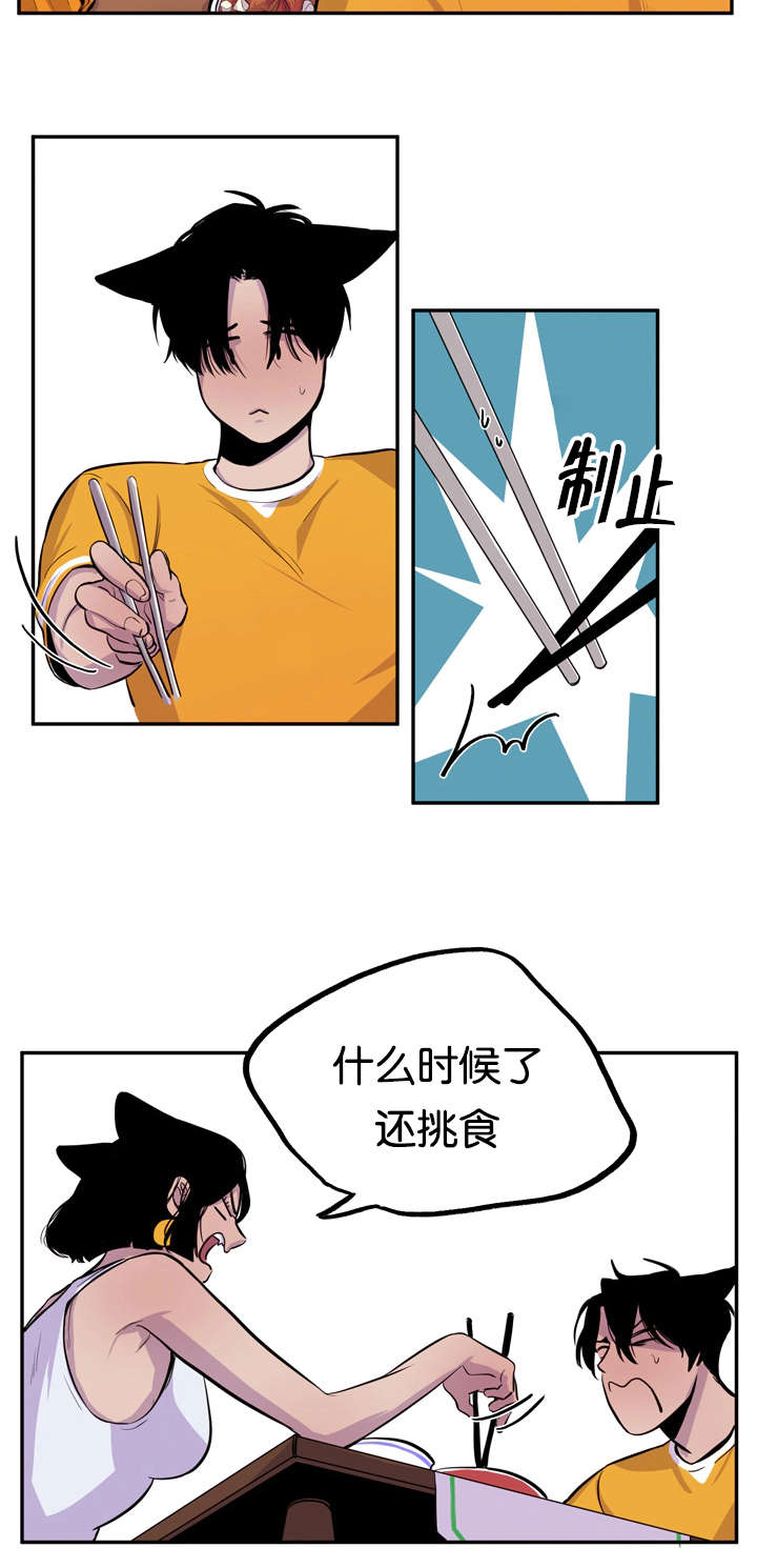 狐狸的天敌是什么漫画,第9章：不准挑食1图