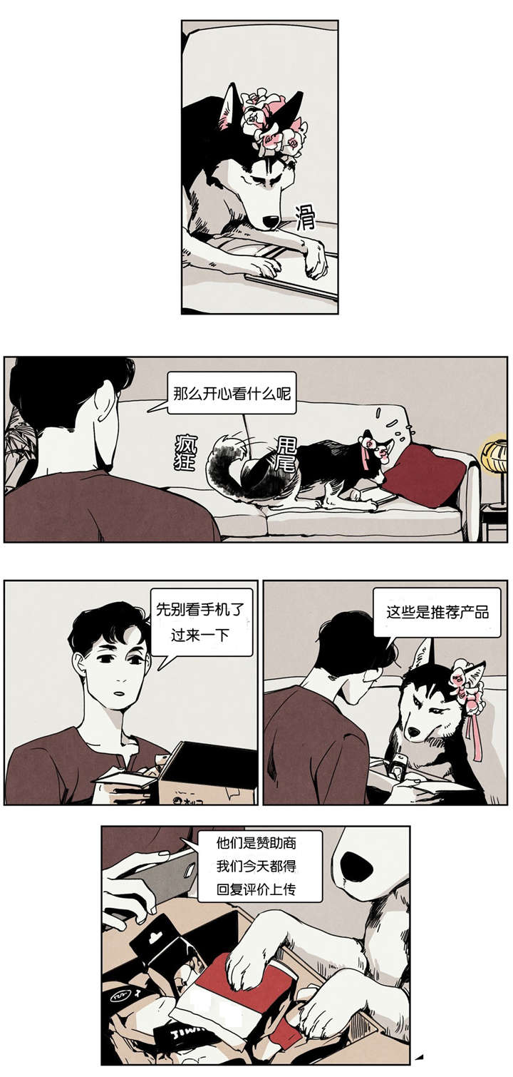 入夜为人漫画,第13章：网络喷子1图