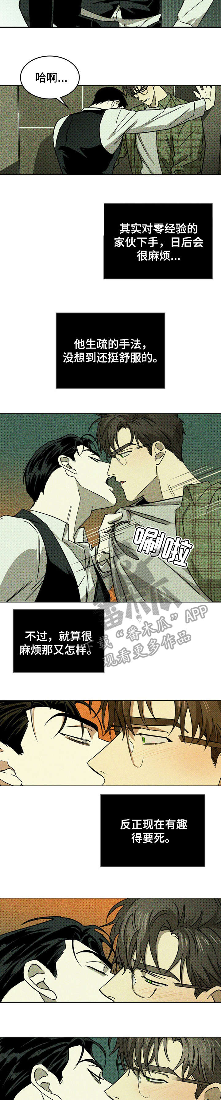 绿色纹理图案漫画,第4话1图