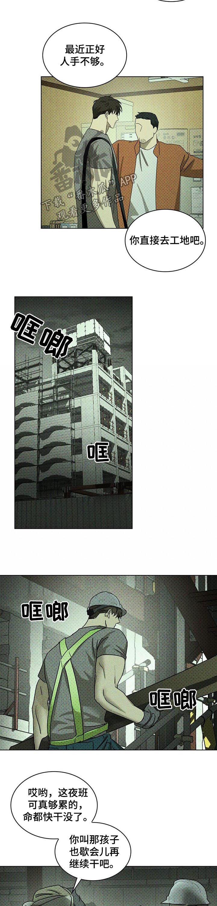 绿色纹理 背景图漫画,第45话1图