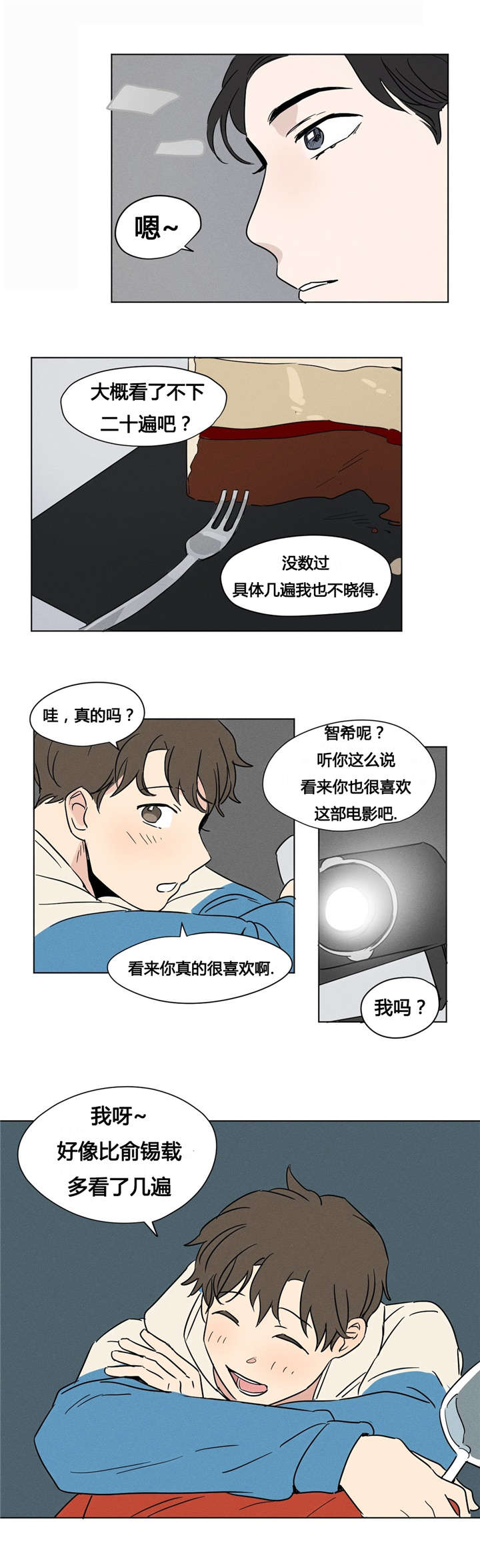 共同拍摄作品漫画,第7章：你调查过我吧1图