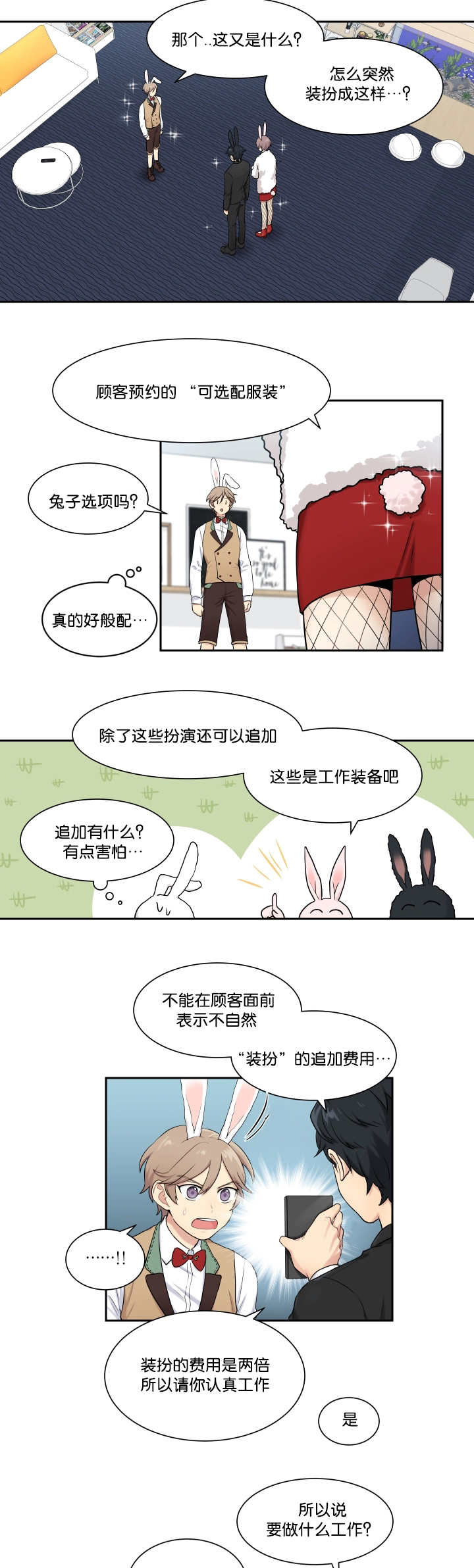 贴身舞双人舞漫画,第5章：兔子主题1图