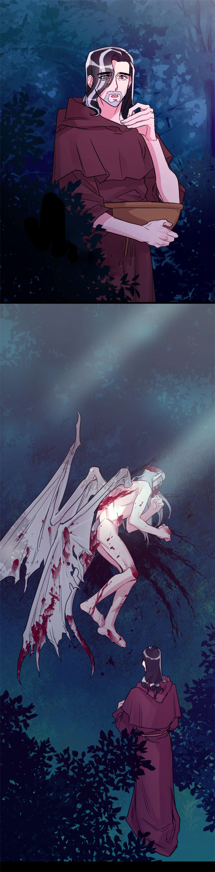 他是一条龙txt漫画,第27章：龙受伤了2图