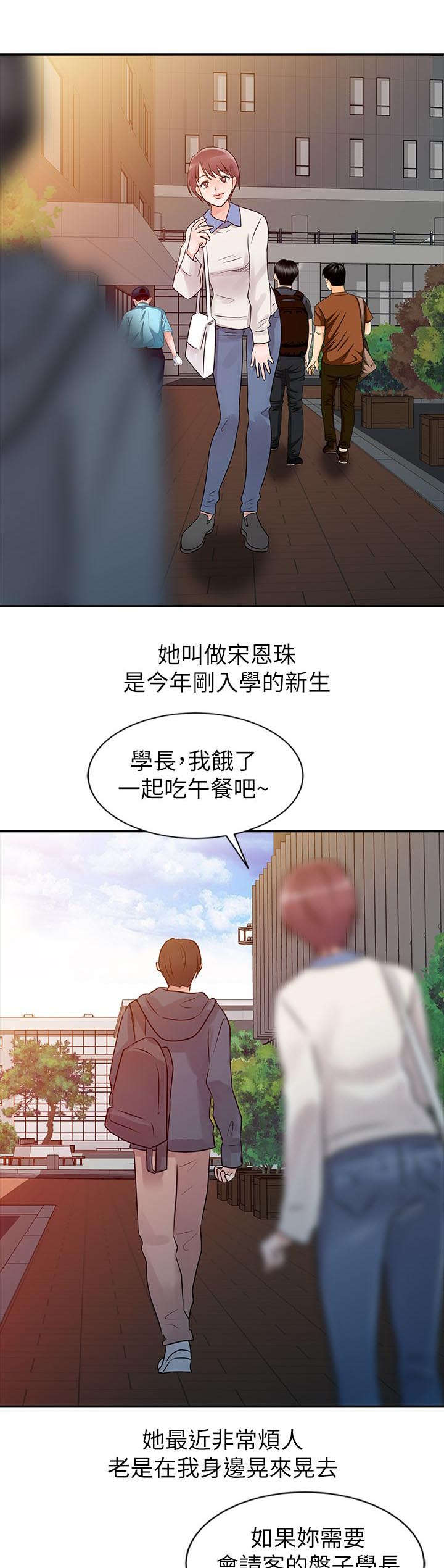 和后妈一超的日子漫画,第6章：学妹1图