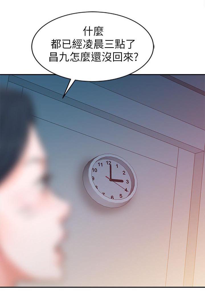 和后妈相处很好漫画,第9章：晚归1图