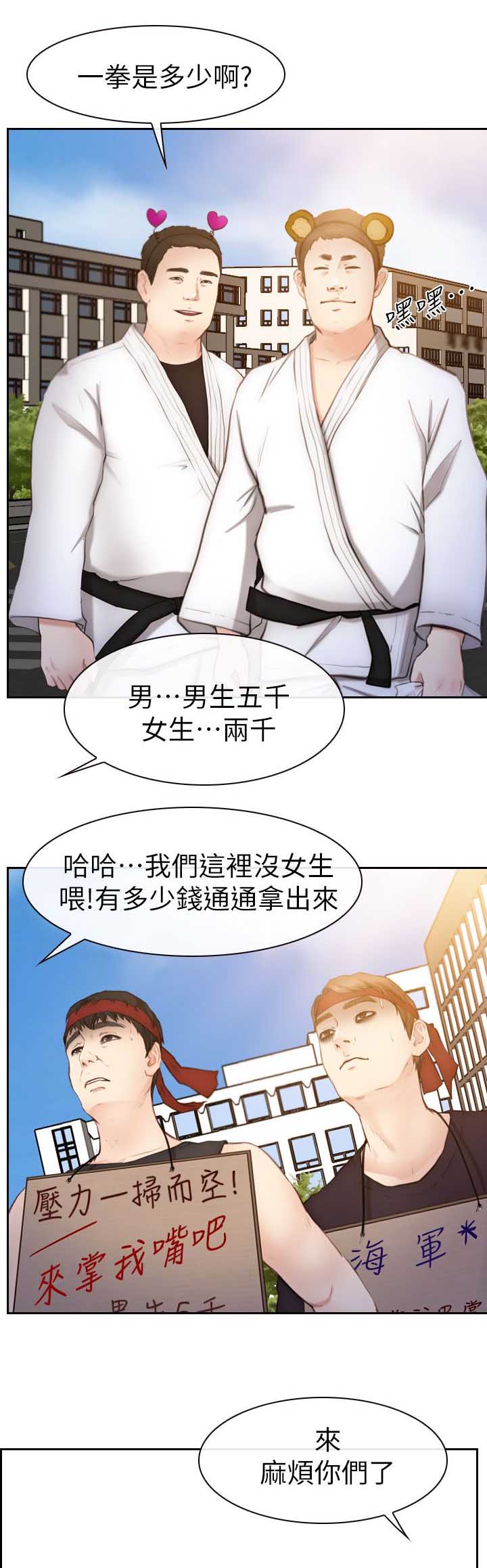 高校保安漫画,第13章：人肉沙包2图