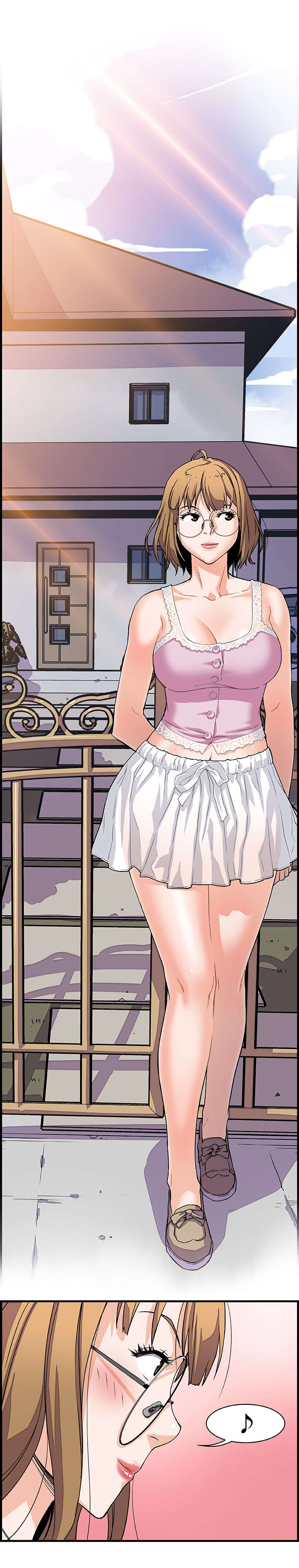 记忆拼凑不出肯定漫画,第17章：两女的初见2图