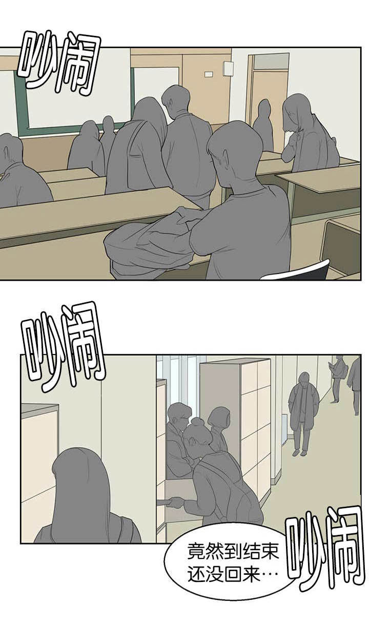 旧校之友漫画,第16章：话都不说1图