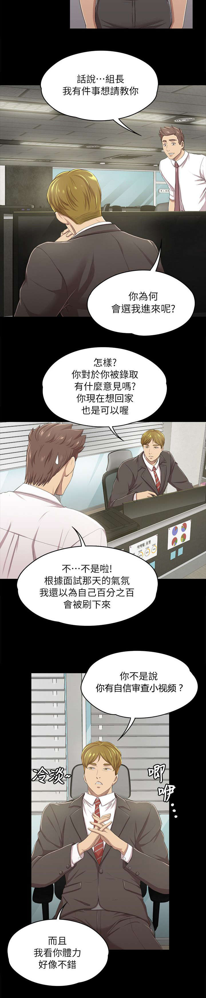 昼夜分布俯视图漫画,第31章：信心满满1图