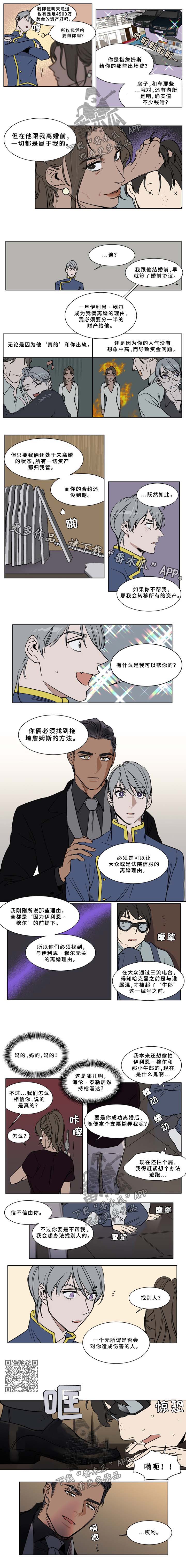 英伦式中长款黑色大衣漫画,第55章：雕像1图
