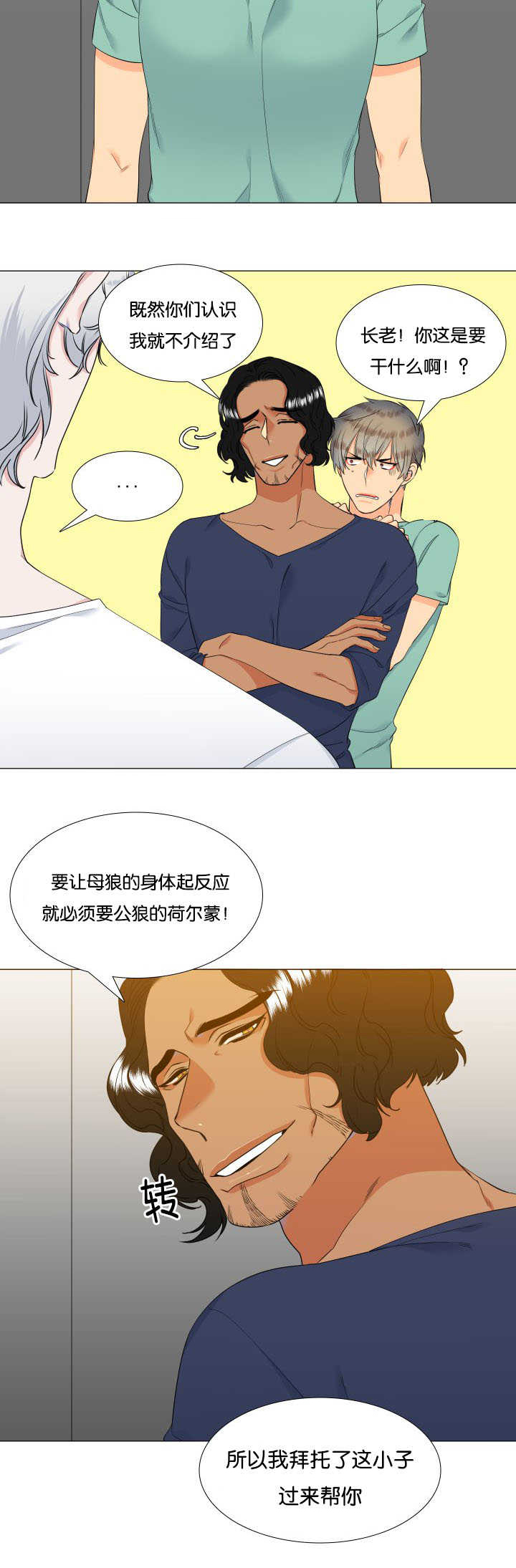 狼的香气人物关系漫画,第60章：你要干嘛1图