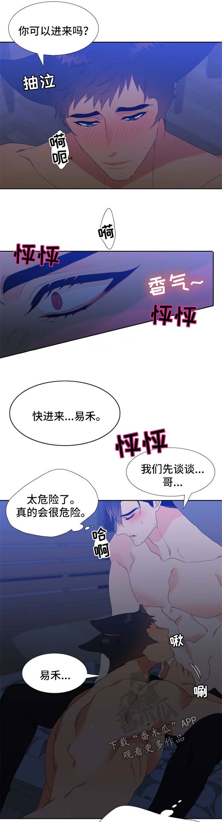 狼的香气三胞胎漫画,第160章：【第二季】繁殖期的母狼2图